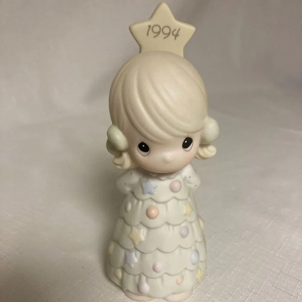 Precious Moment As Pretty As Christmas Tree Figurine Collectible Home Porcelain